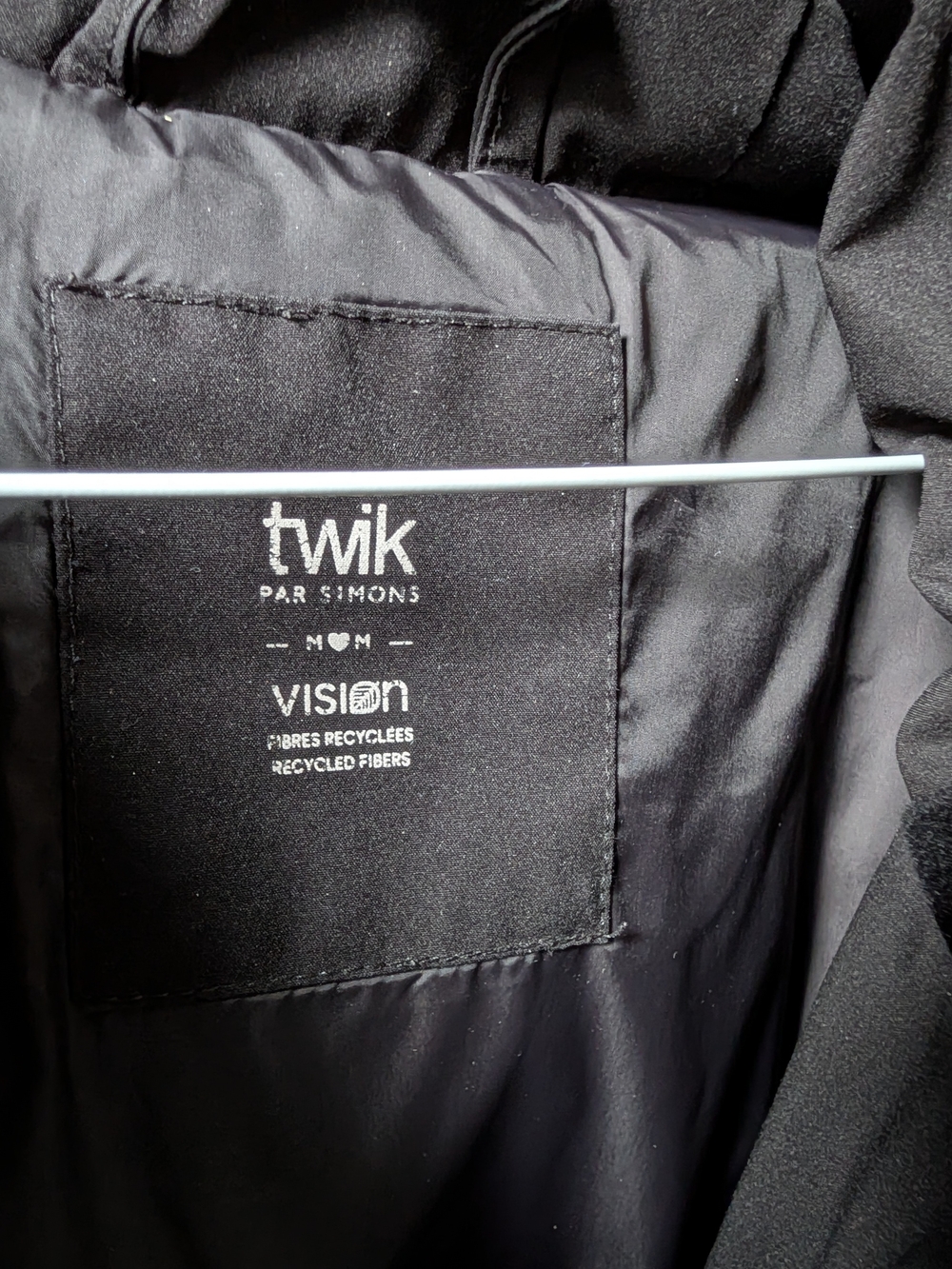 Twik (Simons ) Long Hooded Puffer Coat in Black - Picture 4 of 10